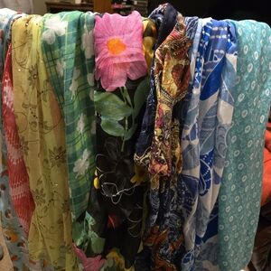 8 Scarfs For Many Occassions. A Couple Are Infinity Ones